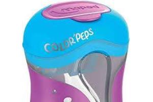 APONTADOR COLORPEPS 2 FUROS COM DEPOSITO CORES SORTIDAS - MAPED